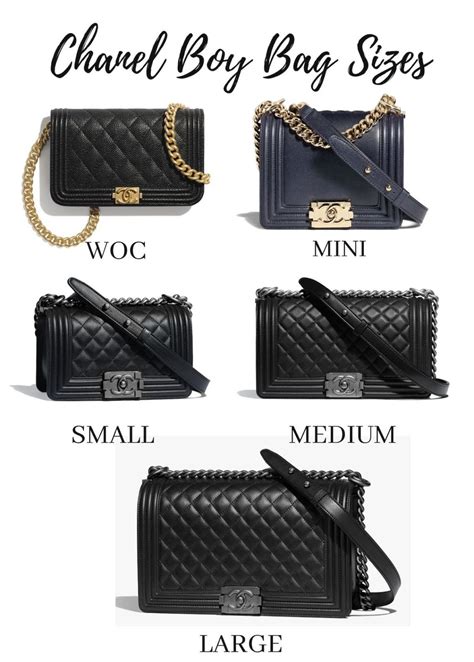 chanel boy size guide|chanel boyfriend bag.